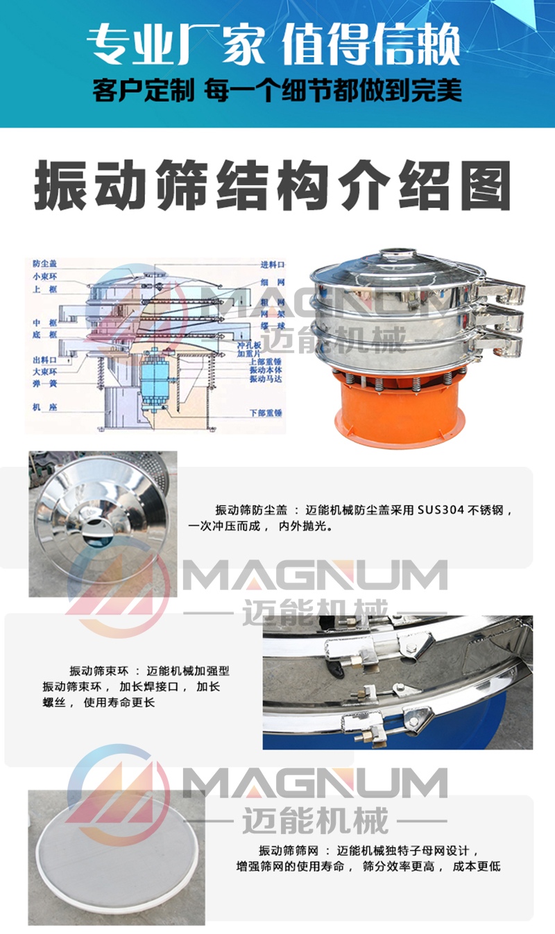 熊膽粉振動(dòng)篩細(xì)節(jié)圖